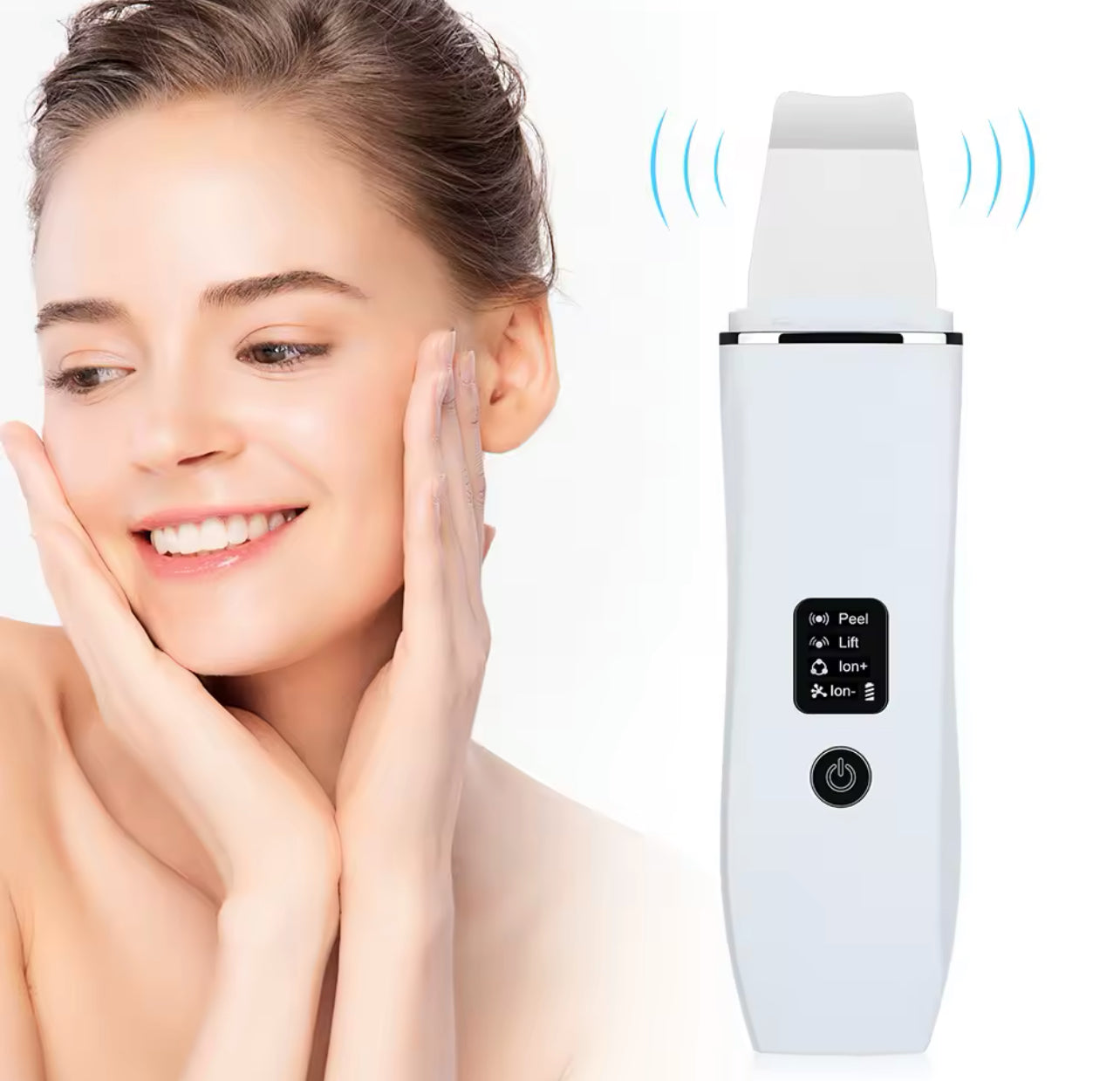 Ultrasonic Skin Scrubber Deep Clean & Facial Lifting Tool