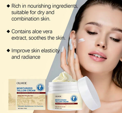 Tallow Moisturizing Cream Deep Hydration & Skin Barrier Repair