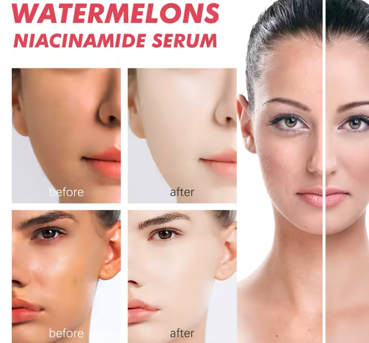 Niacinamide Dew Serum Primer Brightening & Moisturizing Makeup Base