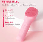 Waterproof Electric Silicone Facial Cleaning Brush Deep Pore & Blackhead Scrubber