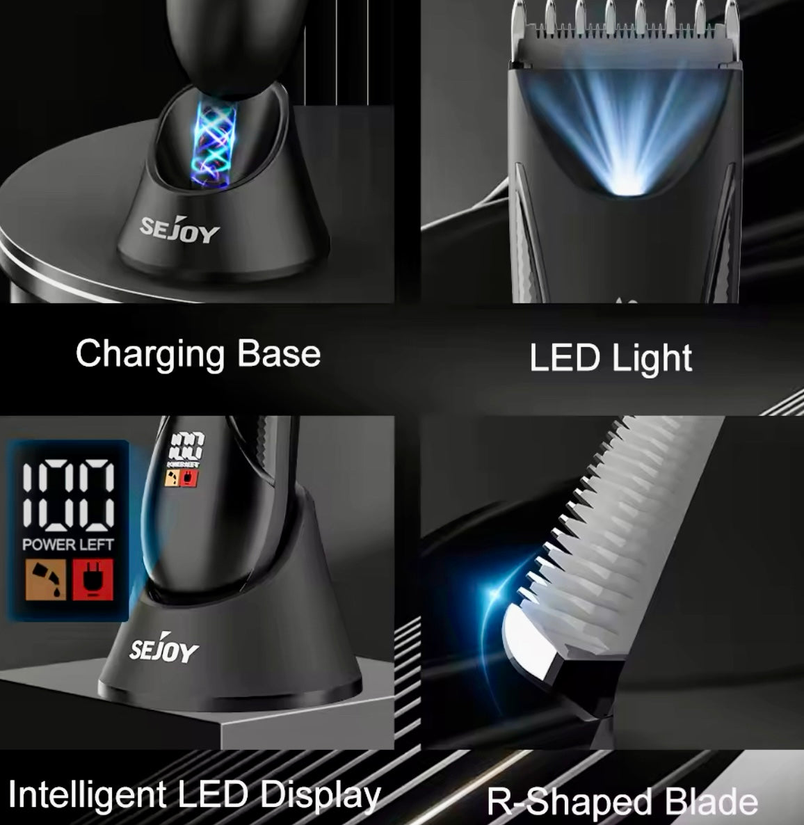 Men’s Grooming Kit Electric Hair Trimmer & Body Clipper