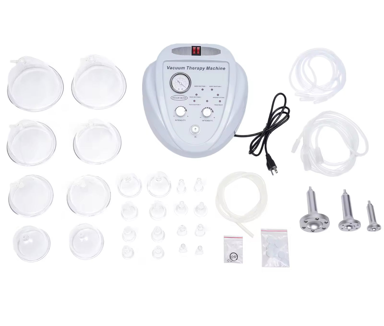 Vacuum Therapy Body Shaping Machine Cupping & Massage Device with 3 Heads