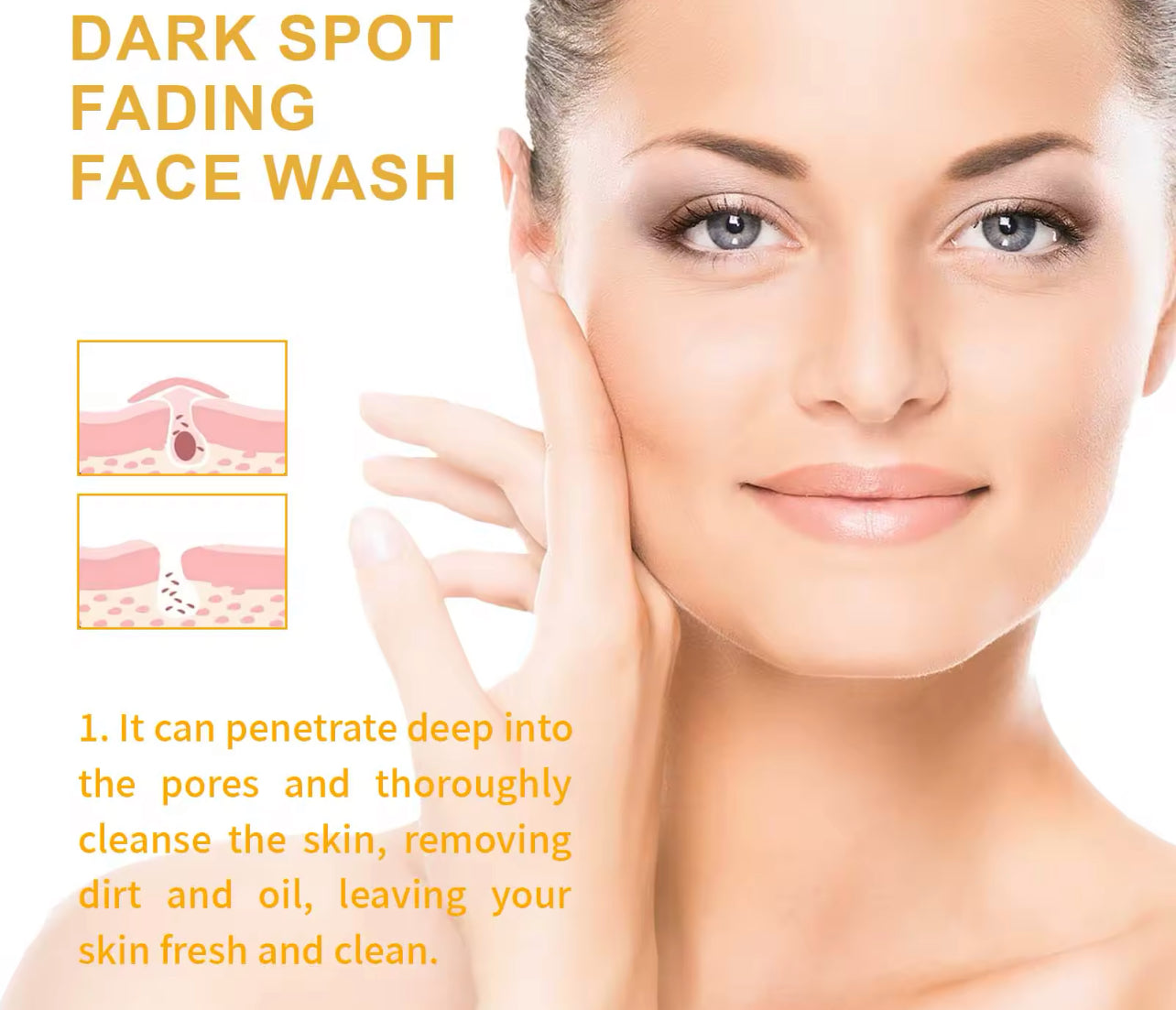 Turmeric Deep Cleansing Face Wash Brightening & Acne Mark Removal