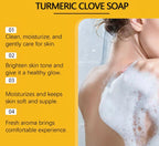 Turmeric & Clove Facial & Body Soap Dark Spot Remover & Skin Nourisher