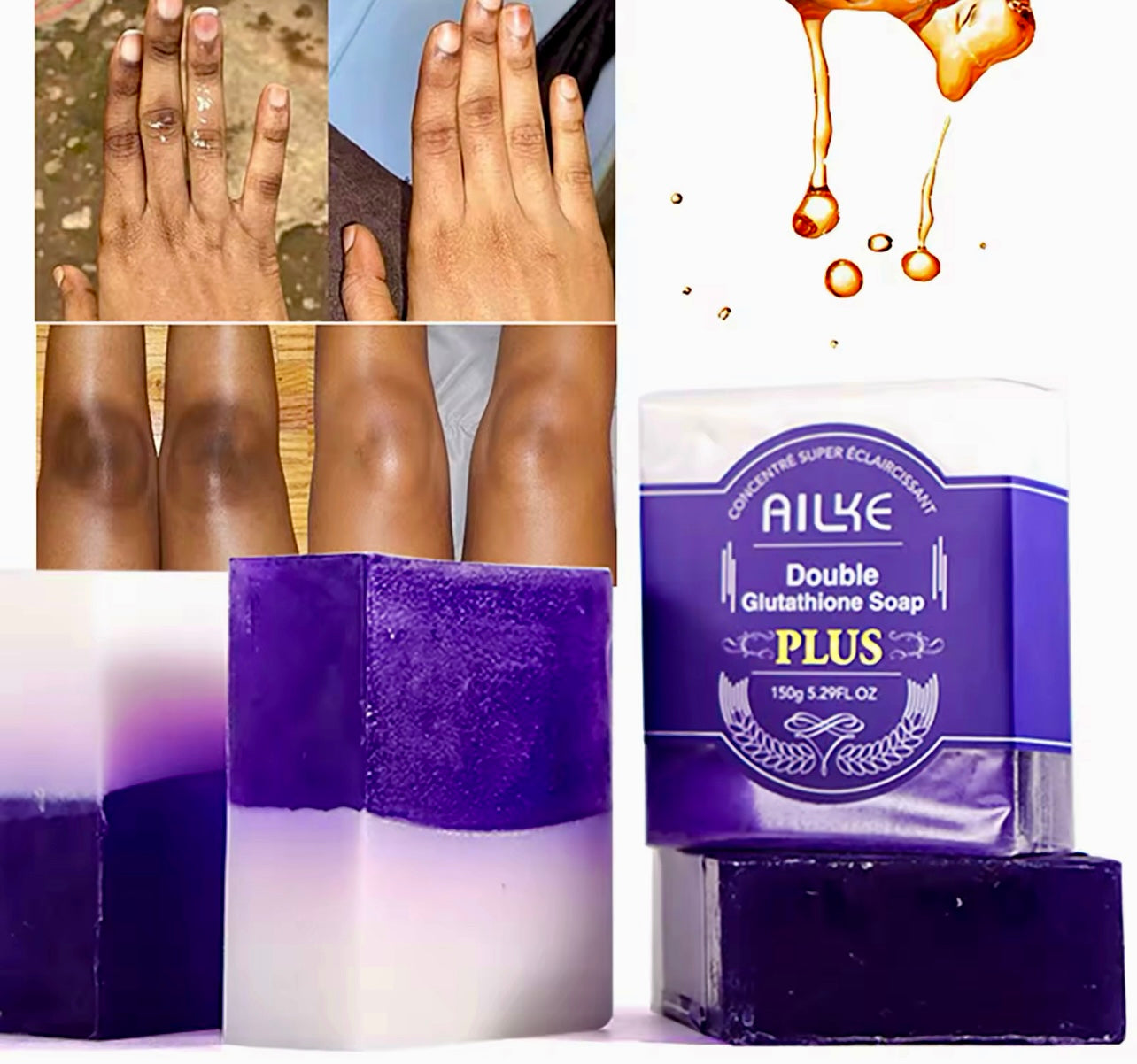 Lightening Soap Bar Glutathione & Lavender for Clear, Radiant Skin