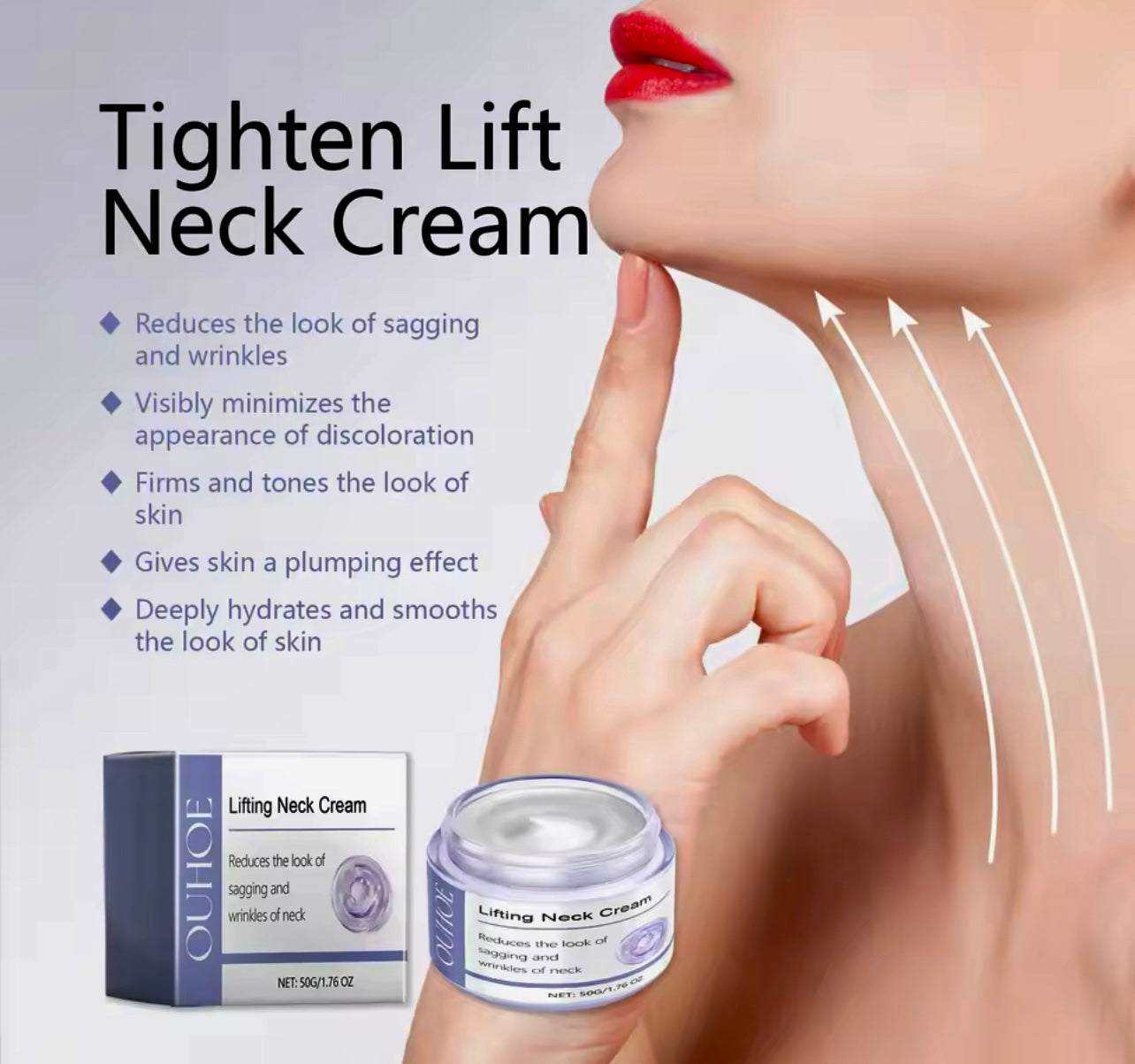 Organic Neck Firming Cream Anti-Aging & Moisturizing