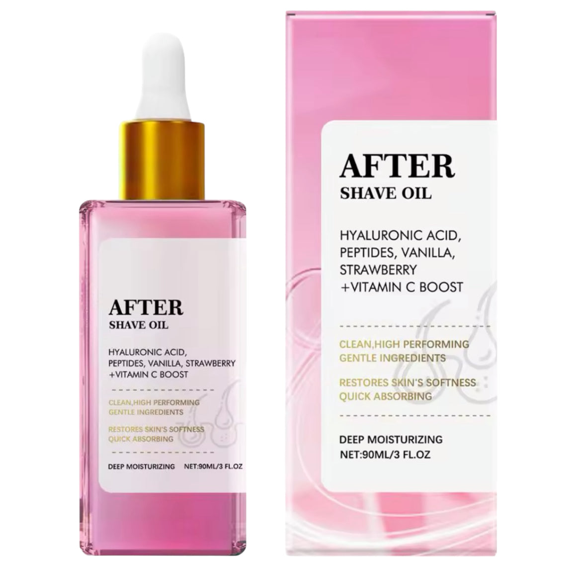 Strawberry Vanilla After Shave Oil 90ml