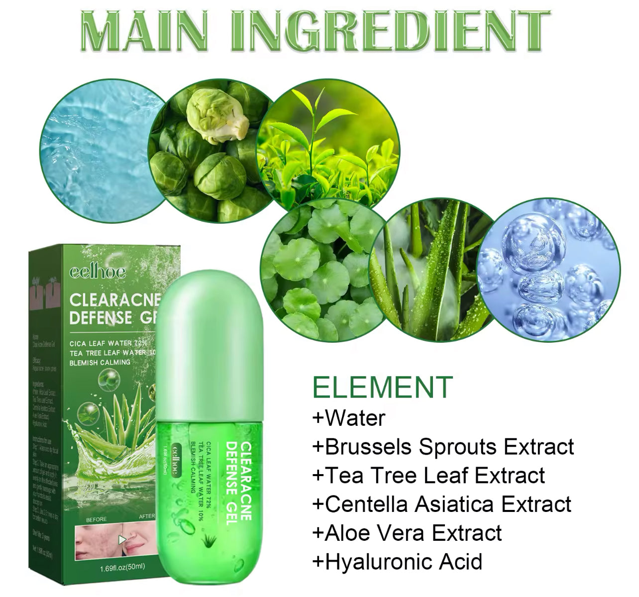 Acne Repair Exfoliating Gel Clears Acne, Refines Pores & Controls Oil