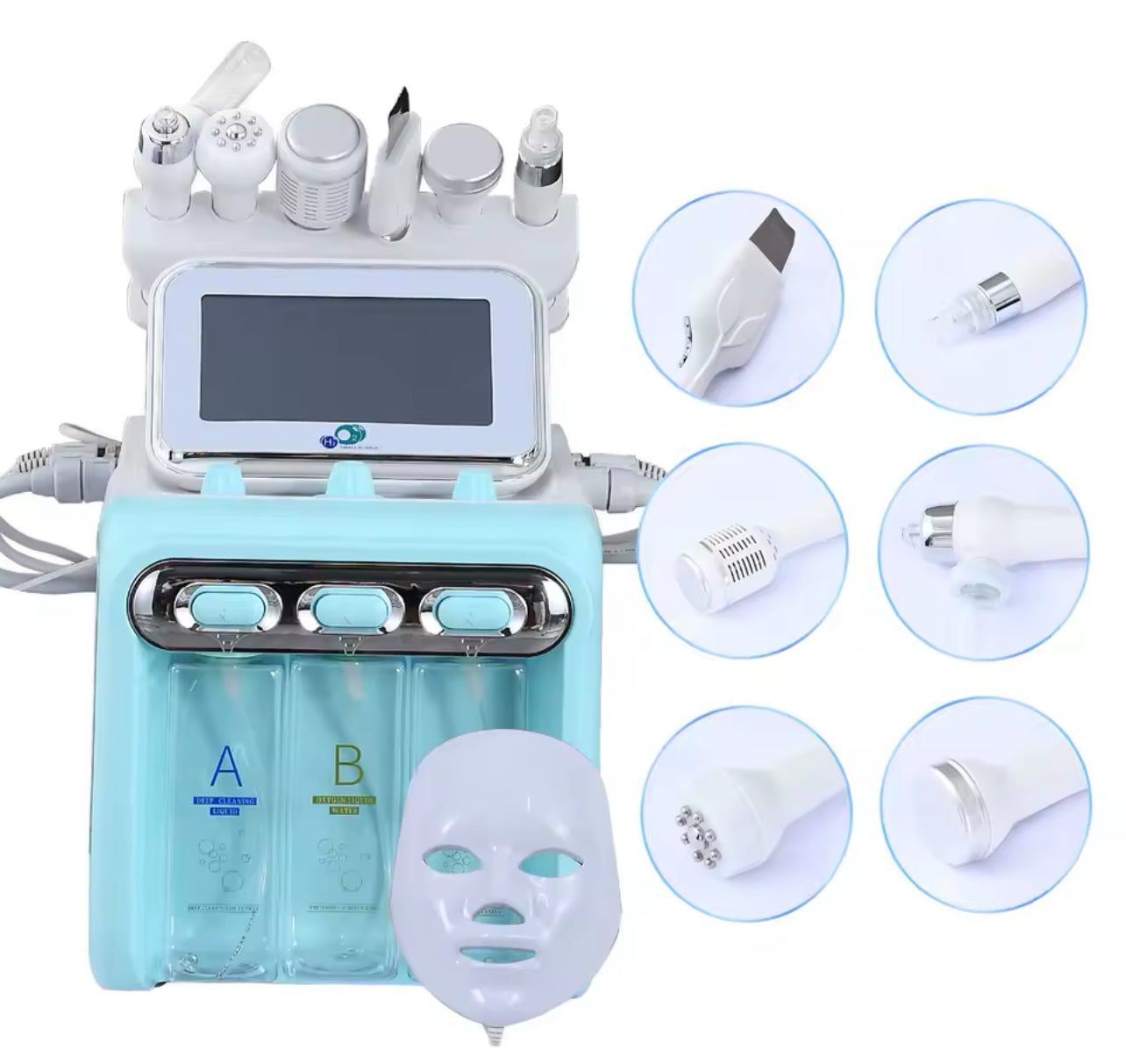 Hydro Microdermabrasion Facial Machine Aqua Peeling & Oxygen Jet Skin Scrubber