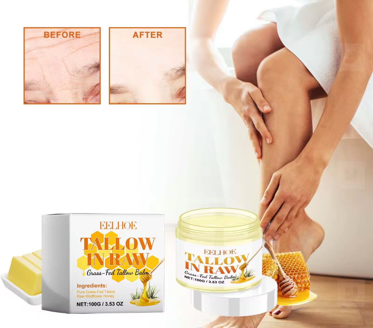 Honey Glow Face Cream Moisturizing & Brightening Skincare