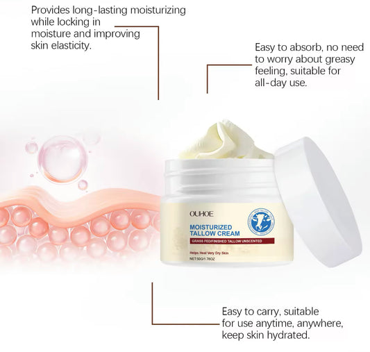 Tallow Moisturizing Cream Deep Hydration & Skin Barrier Repair