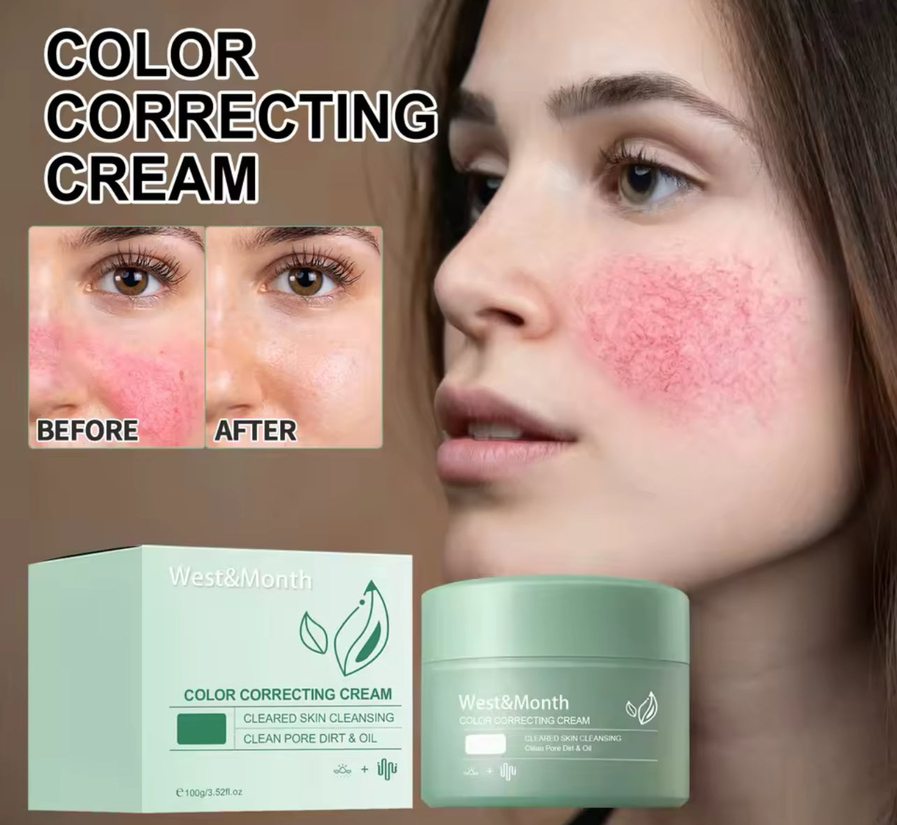 Redness Repair & Color Correcting Face Cream 100g