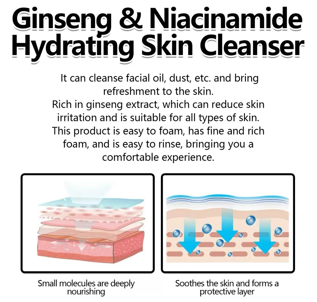 Ginseng Facial Cleanser Deep Cleansing & Brightening