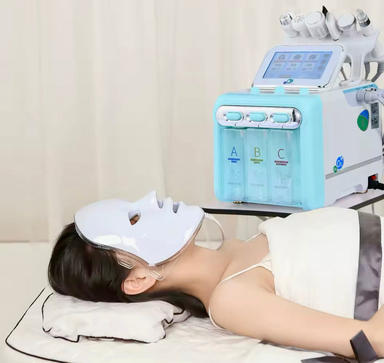 Hydro Microdermabrasion Facial Machine Aqua Peeling & Oxygen Jet Skin Scrubber