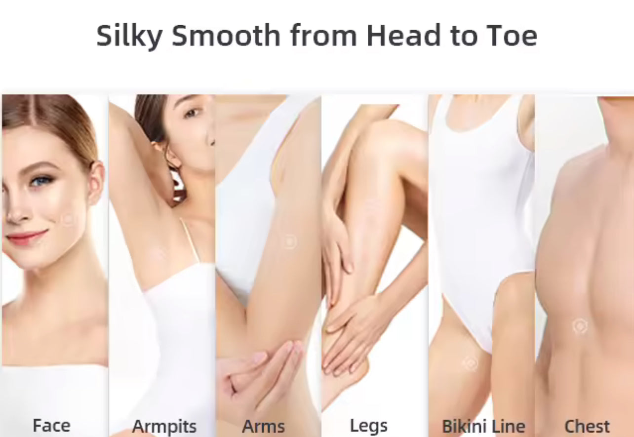 Electric IPL Hair Remover 999,900 Flashes Painless Permanent Epilator