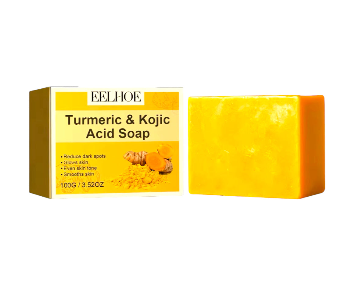 Turmeric & Kojic Acid Brightening Soap Fade Spots & Clear Skin