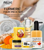 Organic Turmeric Skin Care Set Acne Control & Brightening