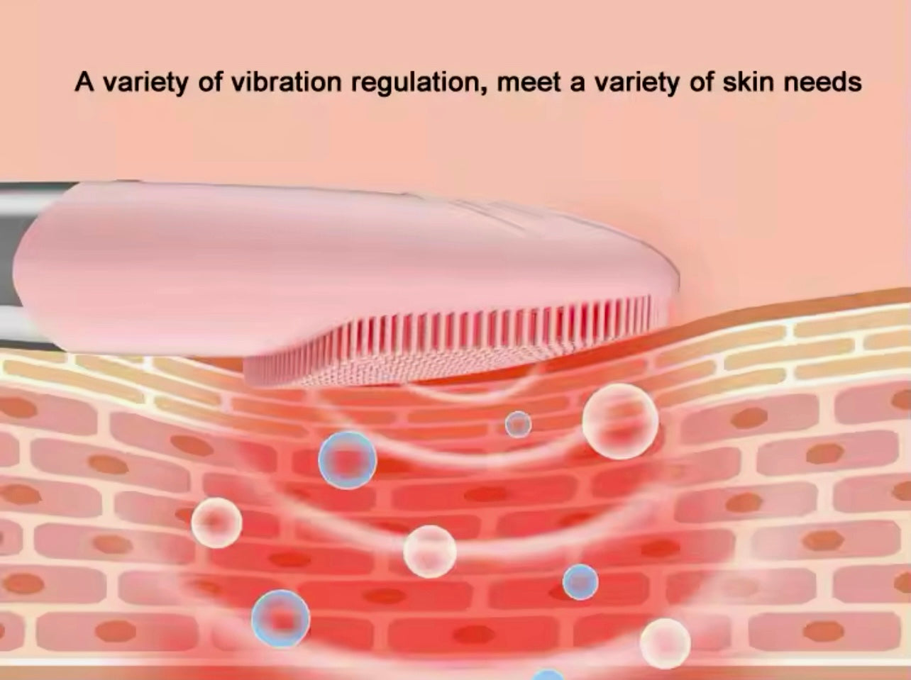 Sonic Silicone Facial Cleansing Brush Deep Pore Cleaner & Skin Massager