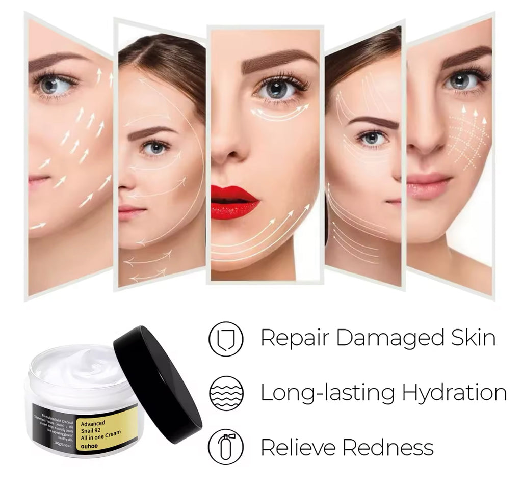 Advanced Snail Face Cream Repairing & Whitening Moisturizer