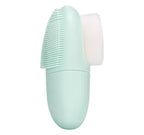 Double-Head Silicone Face Wash Brush Manual Pore Cleansing & Makeup Remover