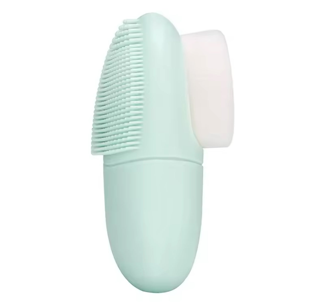 Double-Head Silicone Face Wash Brush Manual Pore Cleansing & Makeup Remover