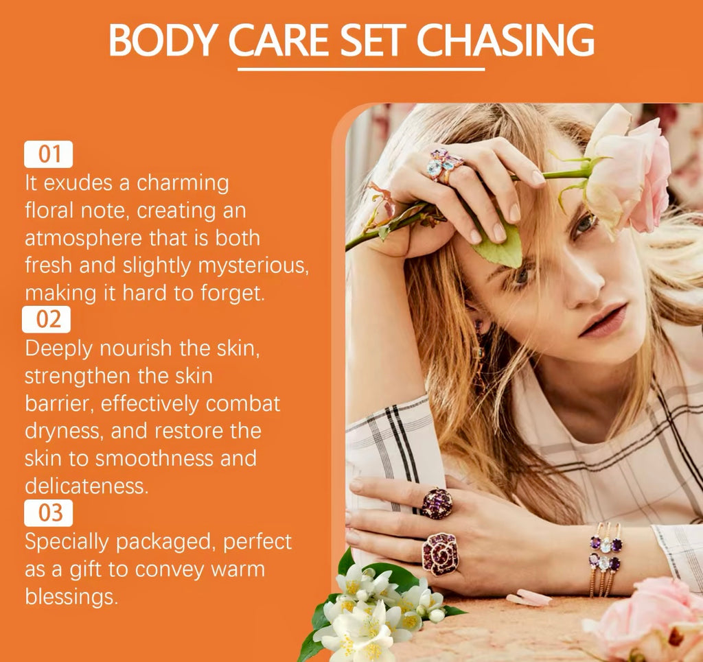 Pheromone Body Care Set Floral Scent, Spray & Lotion