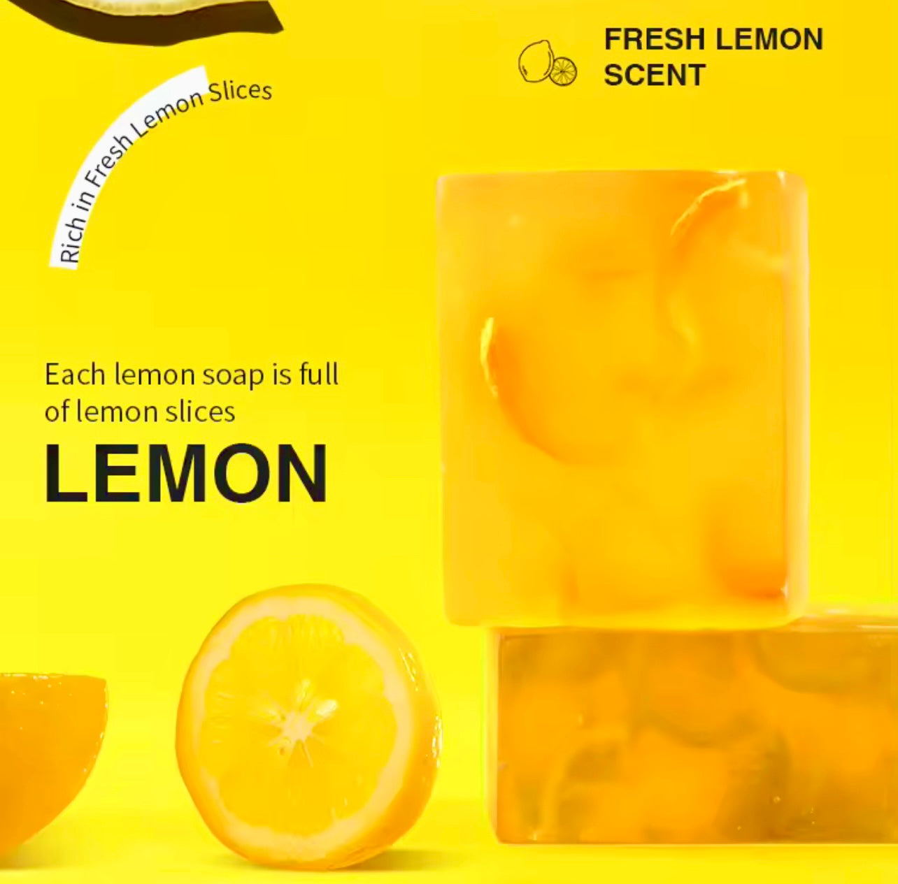 Organic Lemon Whitening Soap Acne & Dark Spot Remover