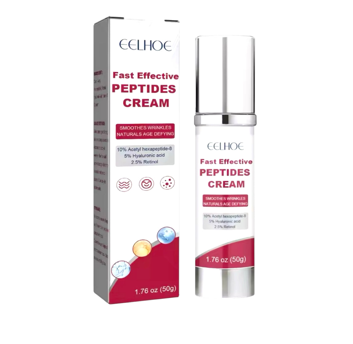 Retinol Anti-Wrinkle Face Cream Hydrating & Firming with Hyaluronic Acid
