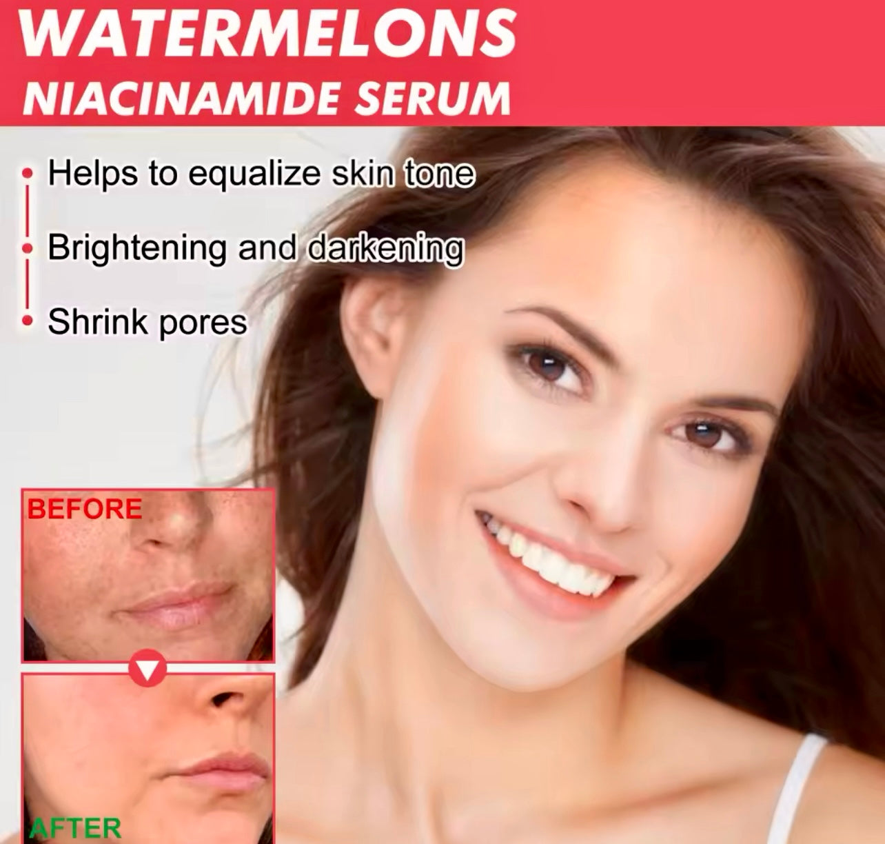 Niacinamide Dew Serum Primer Brightening & Moisturizing Makeup Base
