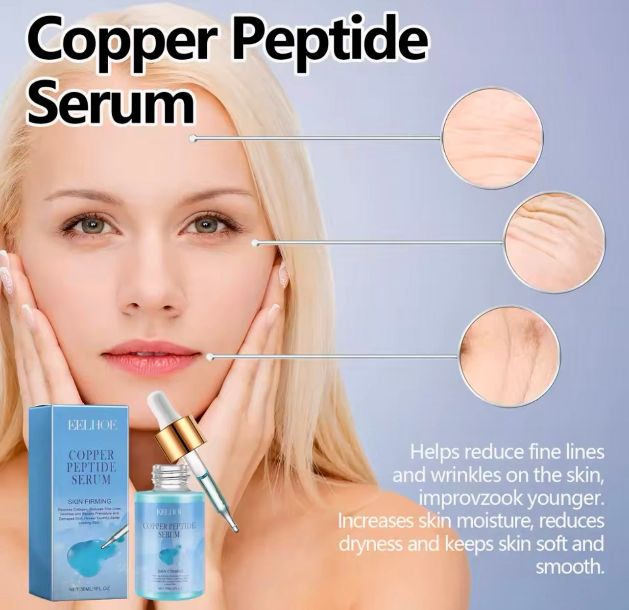 Copper Peptide Facial Essence Anti-Wrinkle & Deep Hydration