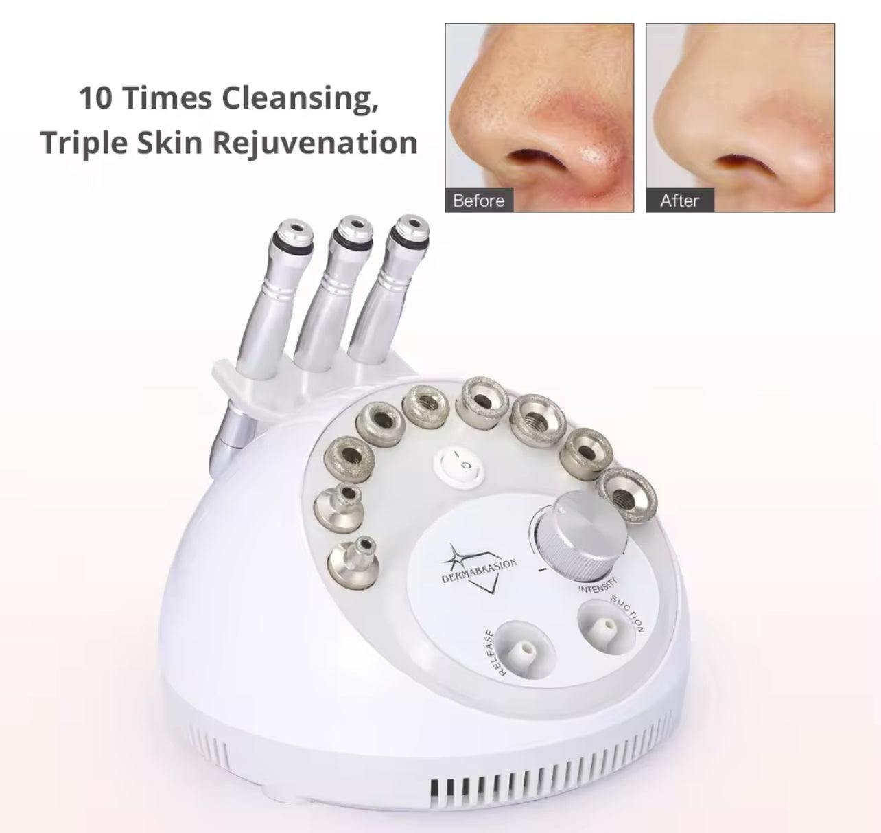 Professional Diamond Microdermabrasion Machine Exfoliation & Blackhead Removal System