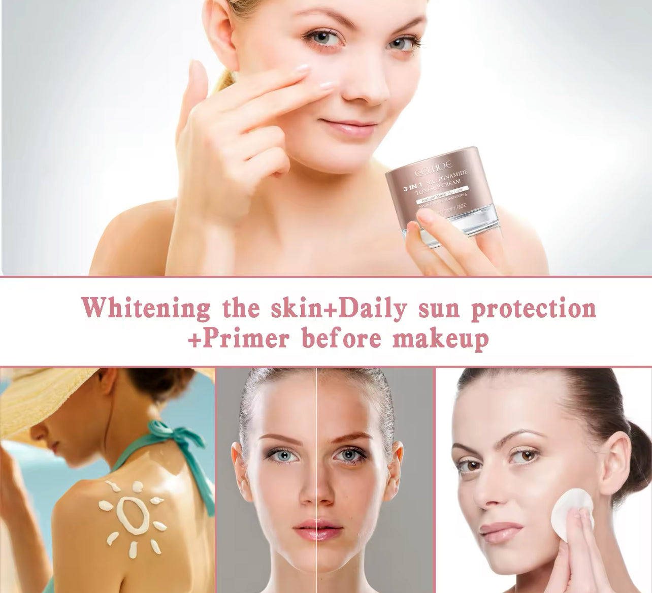 3 In 1 Nicotinamide Brightening Facial Cream