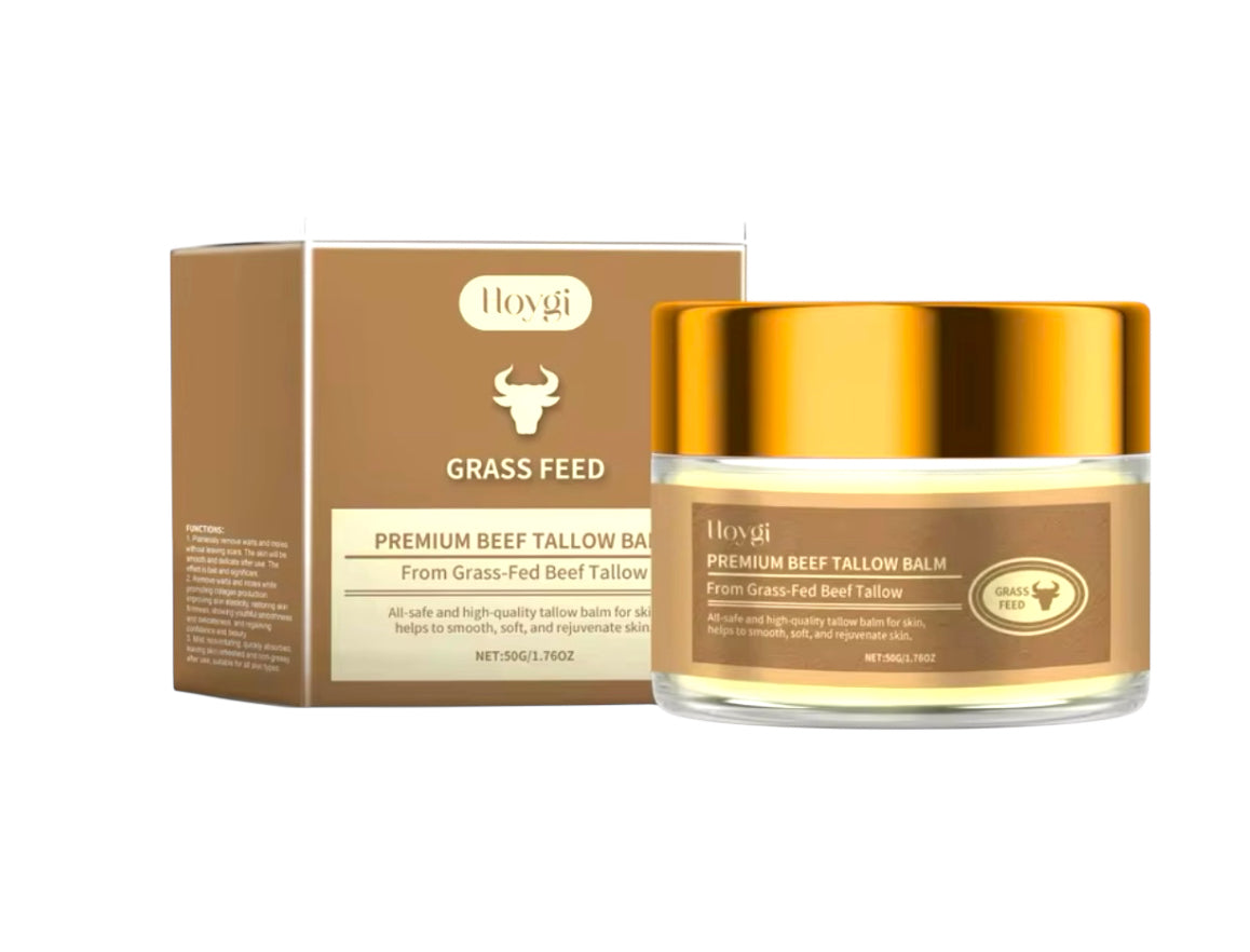 Premium Beef Tallow & Honey Moisturizing Balm Deep Hydration & Skin Softening