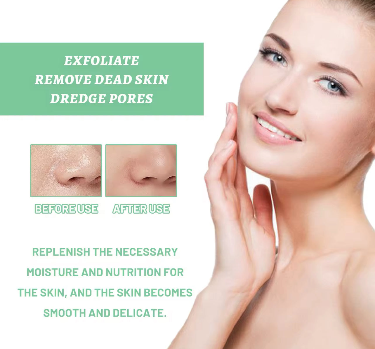 Herbal Exfoliating Gel Deep Cleansing & Blackhead Removal