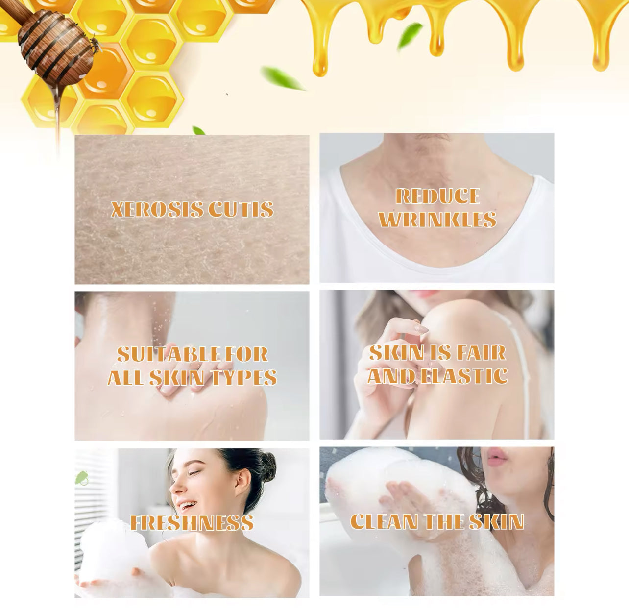 Honey Infused Moisturizing Shower Gel