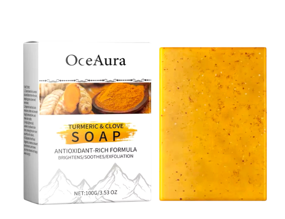 Turmeric & Clove Facial & Body Soap Dark Spot Remover & Skin Nourisher