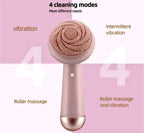 Electric Silicone Facial Cleansing Brush Waterproof Vibration & Massage Tool