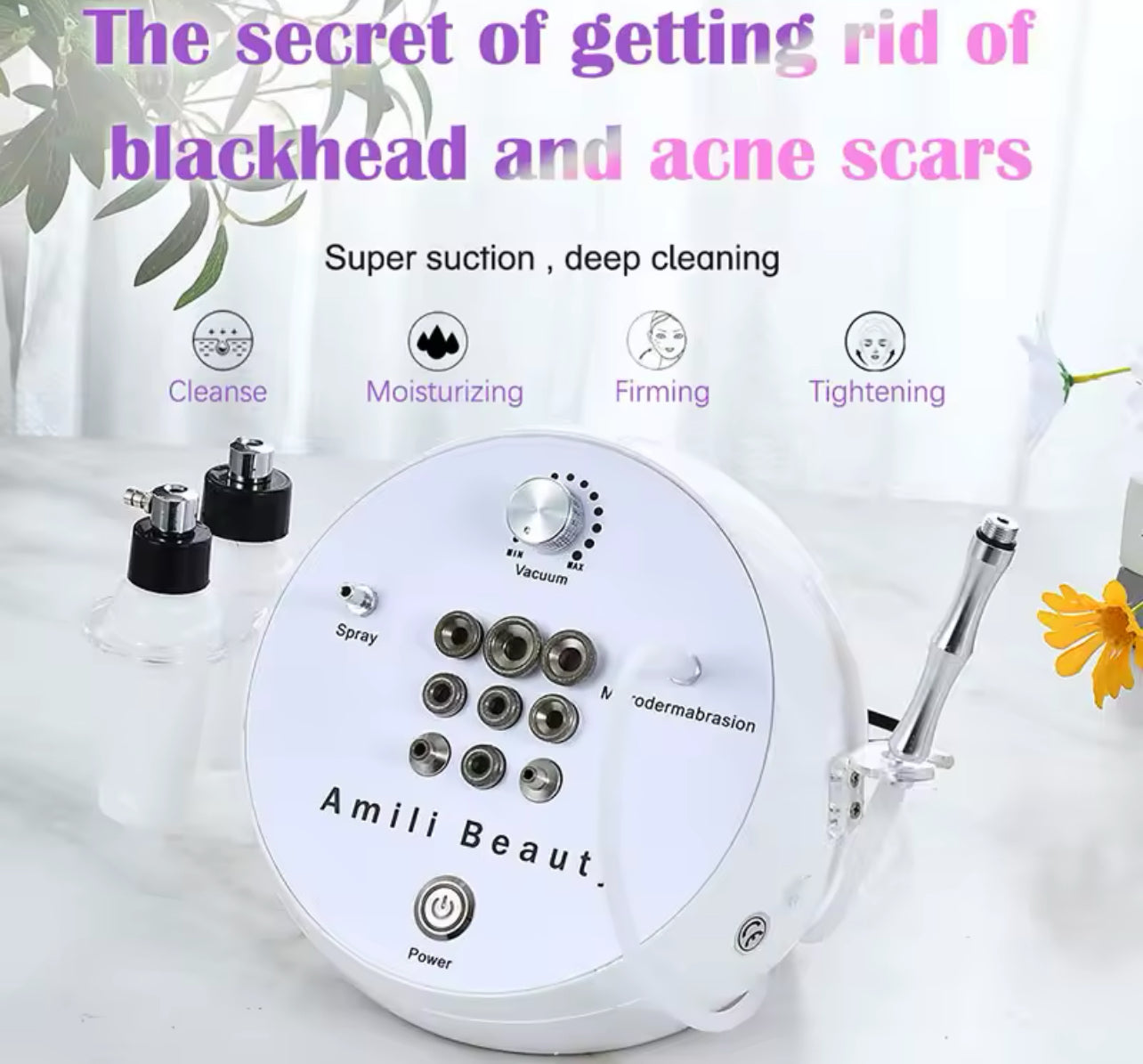 Diamond Microdermabrasion Machine Professional Facial Skin Care for Home Use
