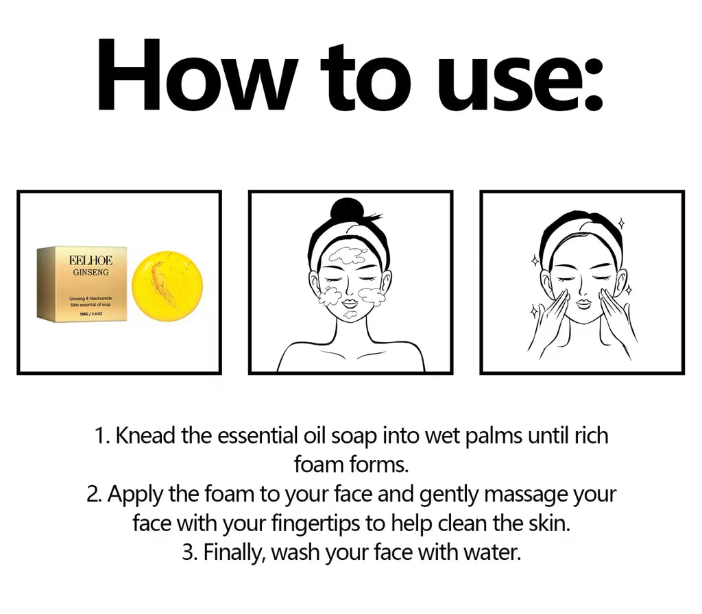 Golden Ginseng Facial Soap Brightening & Anti-Aging