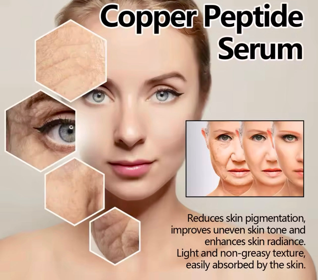 Copper Peptide Facial Essence Anti-Wrinkle & Deep Hydration