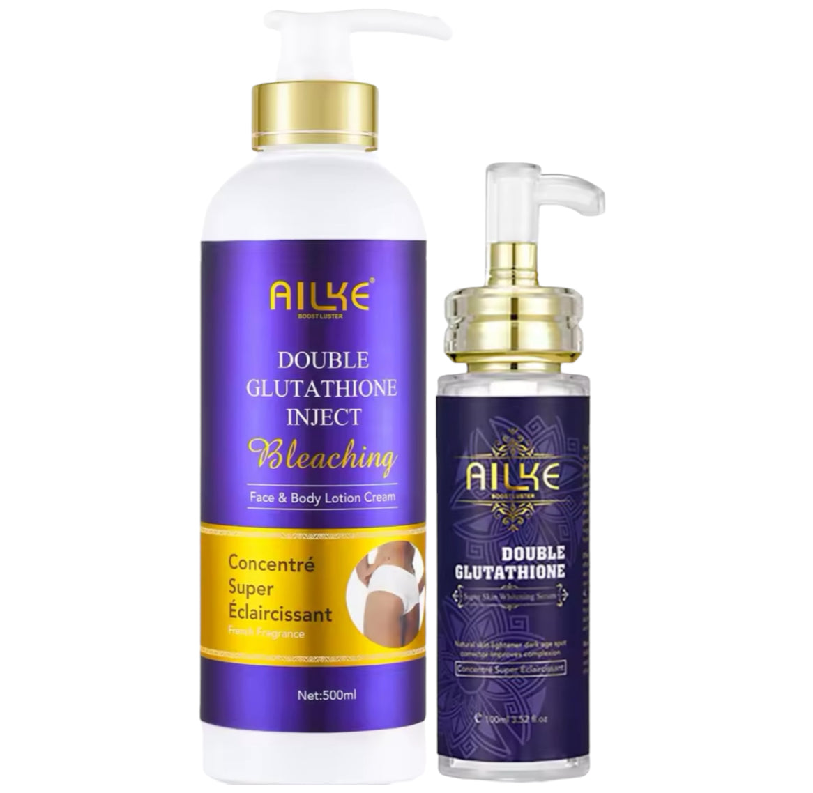 Brightening Face & Body Serum with Glutathione, Aloe Vera & Vitamin C