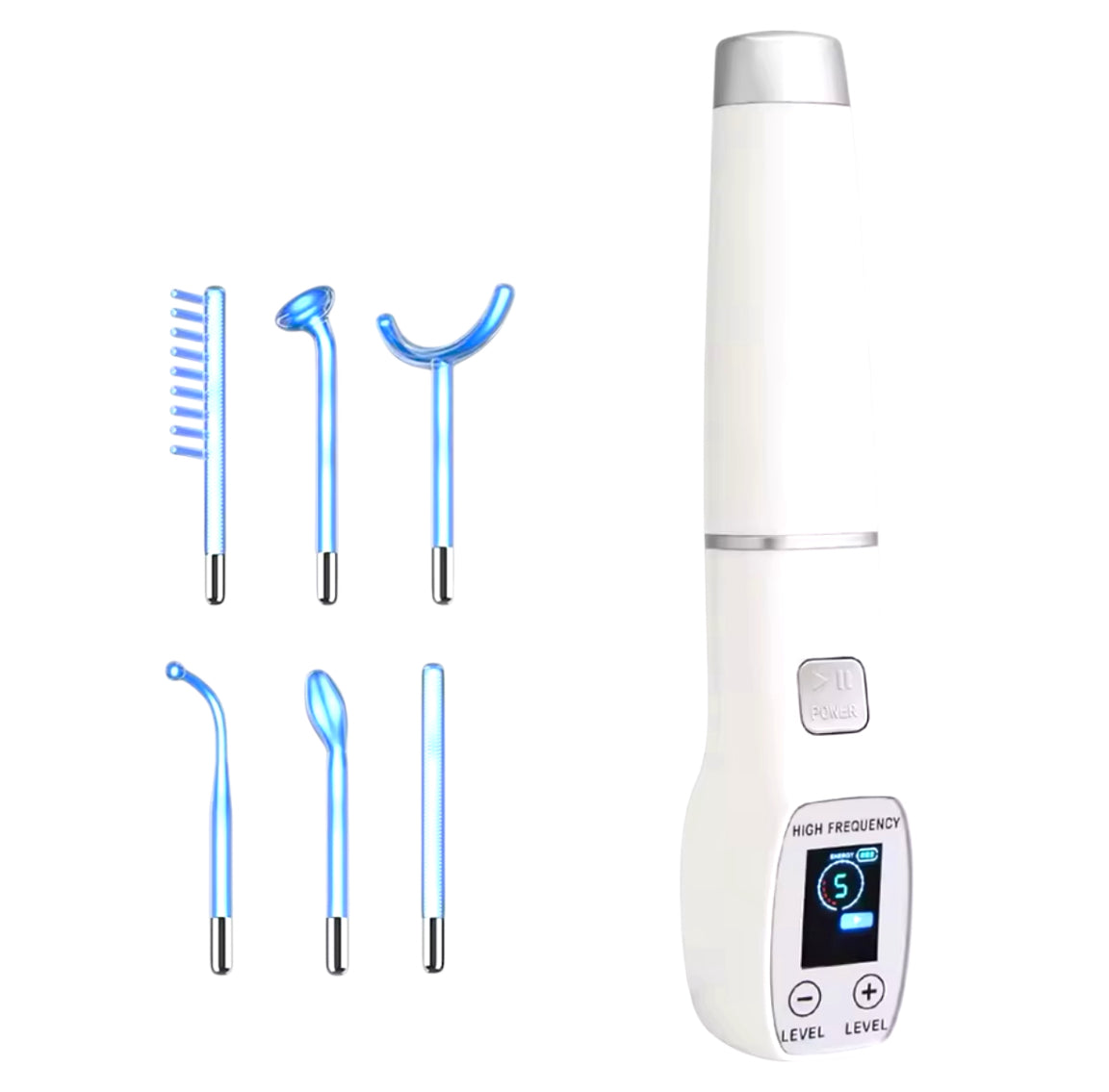 High Frequency Electrode Wand Glass Tube Acne Spot Remover