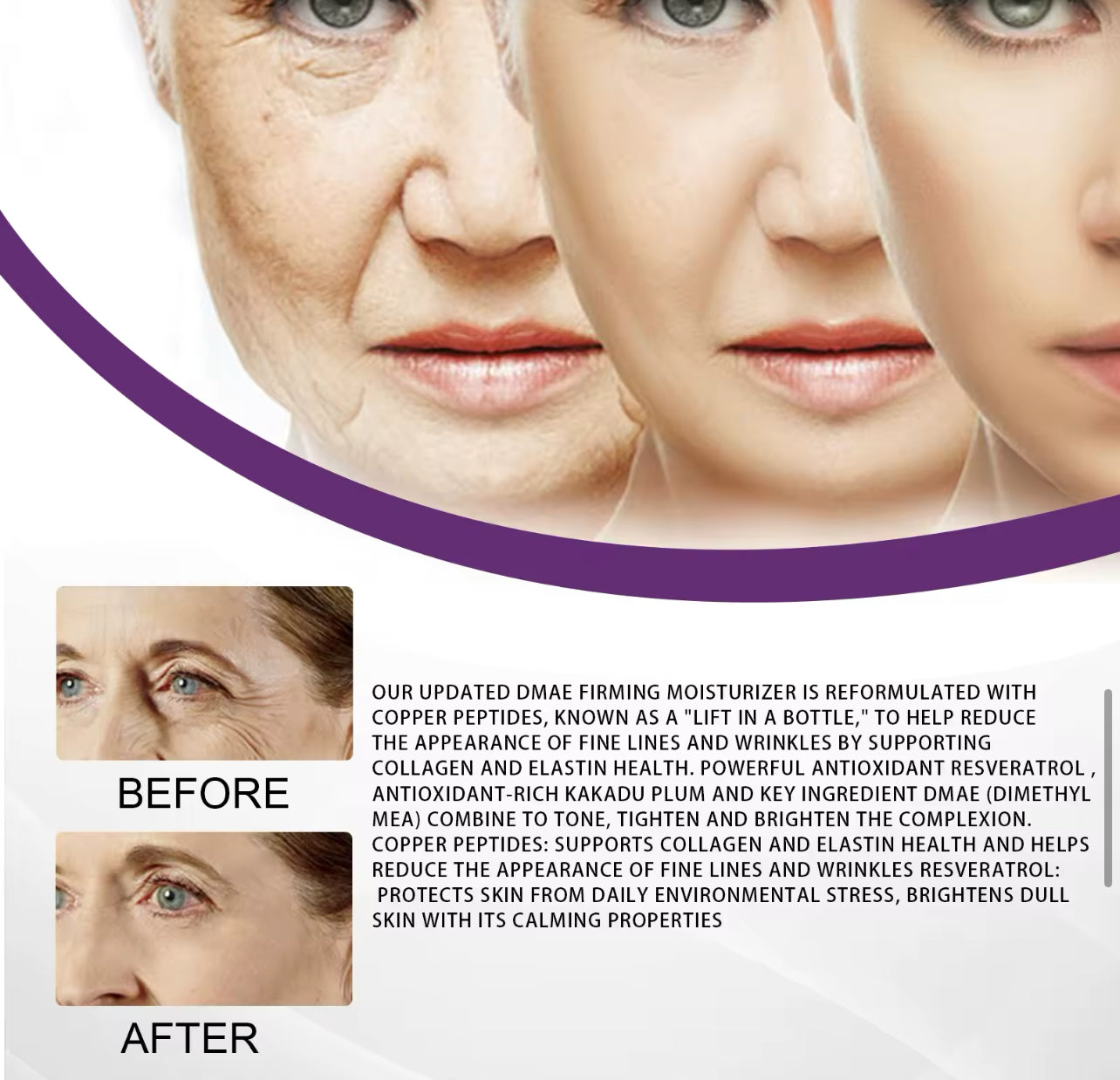 Hydrating Facial Moisturizer Tightening & Brightening Skincare