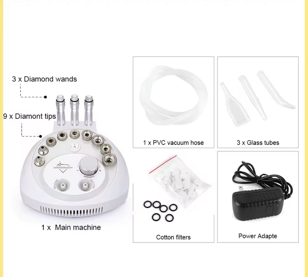 Professional Diamond Microdermabrasion Machine Exfoliation & Blackhead Removal System