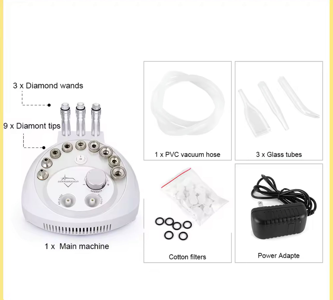 Professional Diamond Microdermabrasion Machine Exfoliation & Blackhead Removal System