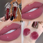 6-Color Moisturizing Plumping Lip Gloss – Shimmering Dewy Non-Greasy Finish