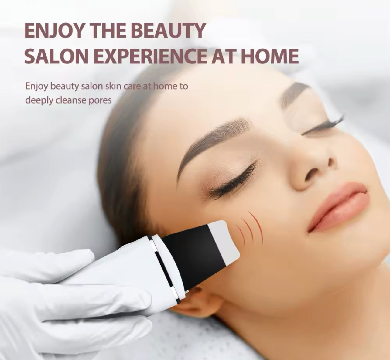 Ultrasonic Skin Scrubber Deep Clean & Facial Lifting Tool