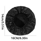Satin Wide-Brimmed Sleeping Bonnet – Unisex Elastic Head Wrap Night Cap for Hair Care