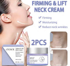 2Pcs Neck Firming & Tightening Cream Hydrating & Wrinkle-Reducing