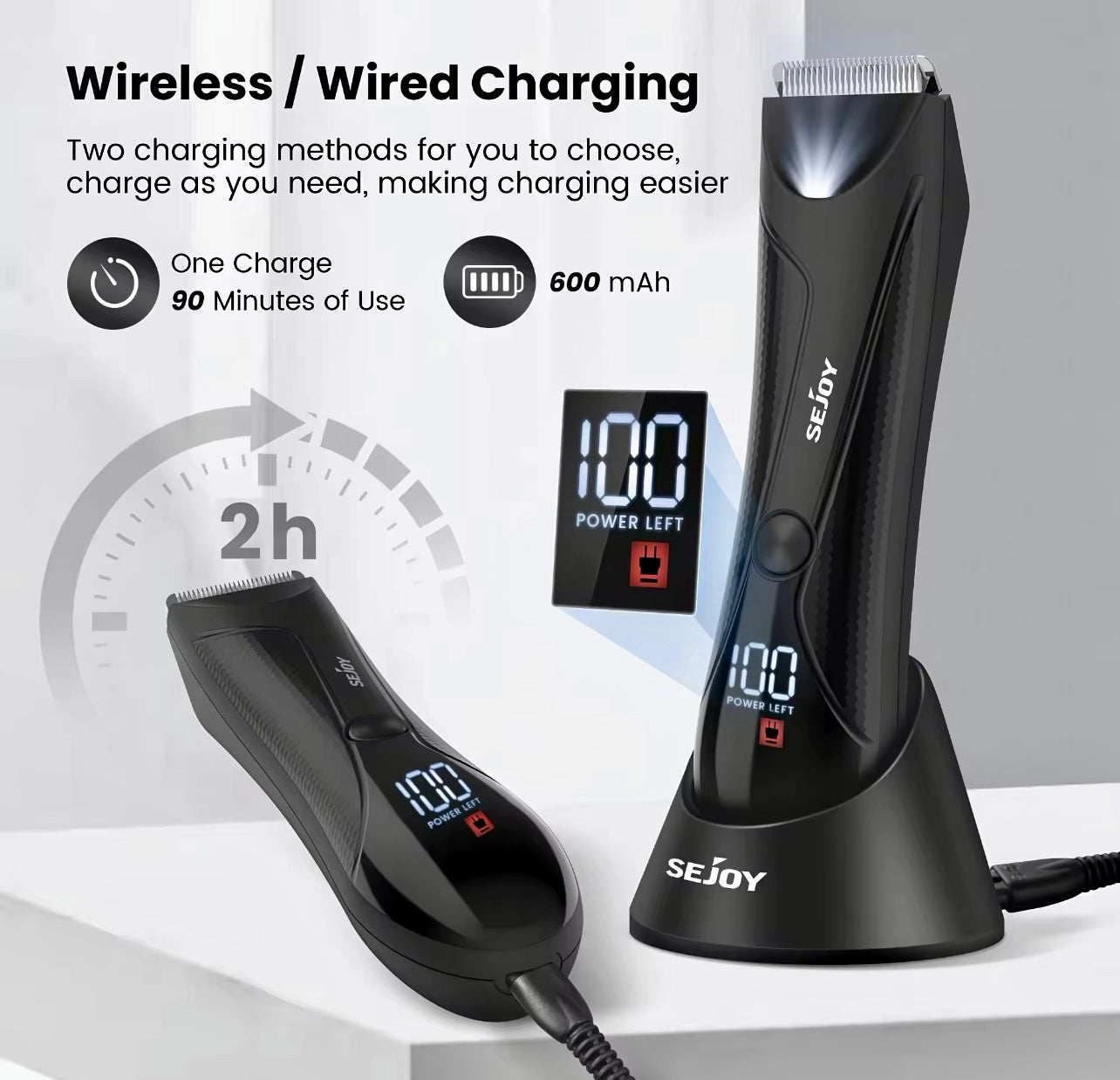 Men’s Grooming Kit Electric Hair Trimmer & Body Clipper